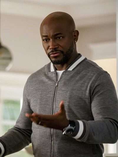 Taye Diggs Gray Jacket