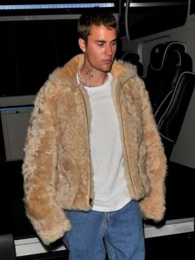 Justin Bieber Shearling Jacket