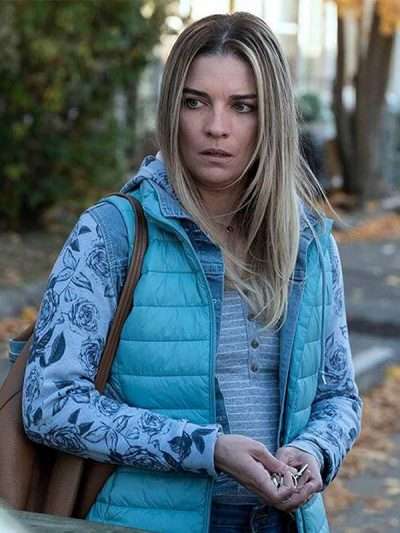 Kevin Can Fk Himself Allison Blue Puffer Vest