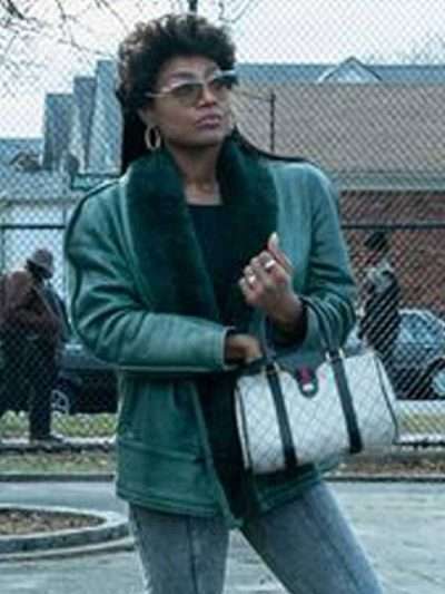 Power Book III Raquel Thomas Shearling Jacket