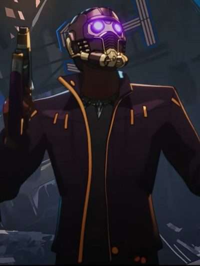 chadwick boseman what if star lord Purple Jacket