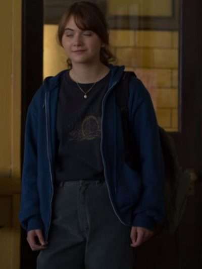 CODA 2021 Emilia Jones Blue Hoodie
