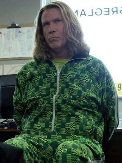 Eurovision Song Contest Will Ferrell Green Tracksuit