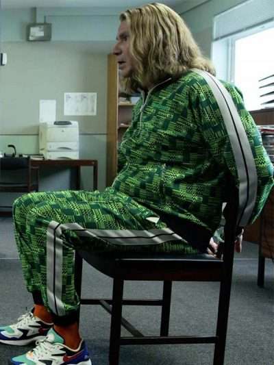 Eurovision Song Contest Lars Erickssong Green Tracksuit