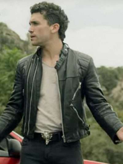 Jaime Lorente Money Heist S04 Denver Leather Jacket