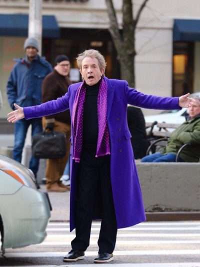Oliver-Only-Murders-in-the-Building-Martin-Short-Purple-Trench-Coat