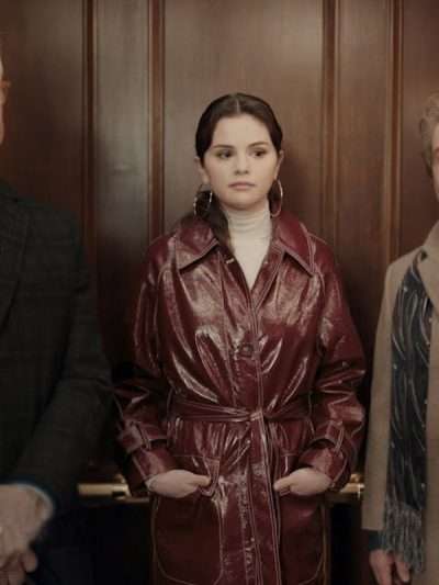 Only Murders in the Building Selena Gomez Leather Coat