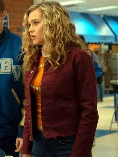 Stargirl Brec Bassinger Maroon Jacket