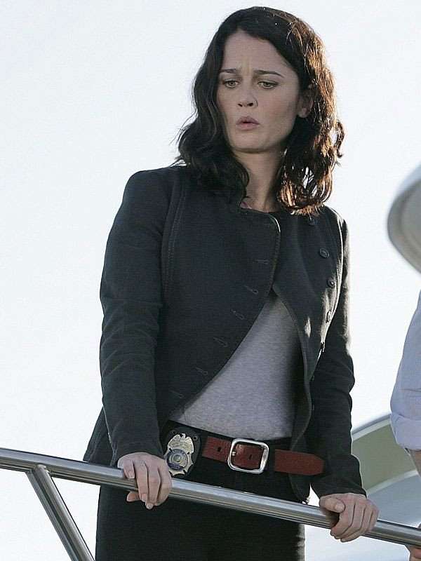 The Mentalist S01 Teresa Lisbon Black Jacket