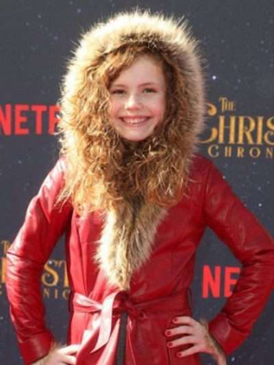 The Christmas Chronicles 2 Kate Pierce Red Leather Parka Coat