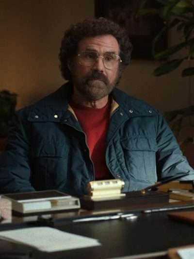 The Shrink Next Door 2021 Will Ferrell Blue Cotton Jacket