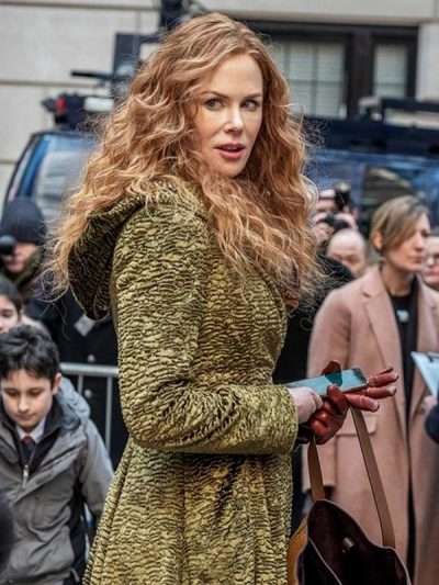 The Undoing S01 Nicole Kidman Green Long Coat