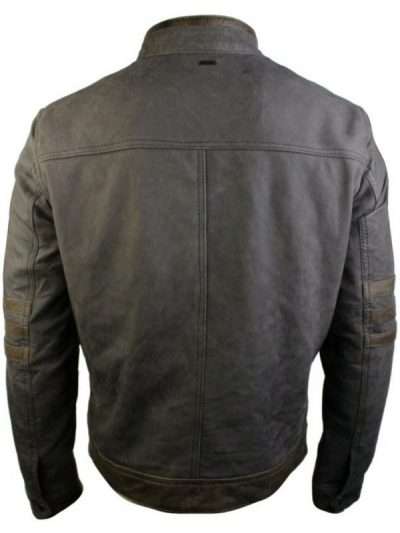 Brown Vintage Biker Leather Logan Jacket