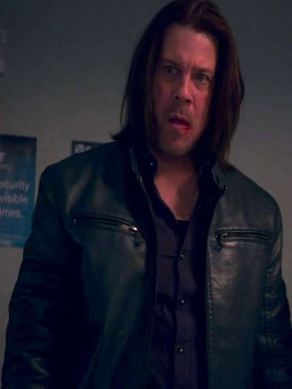 Leverage Redemption Christian Kane Leather Jacket