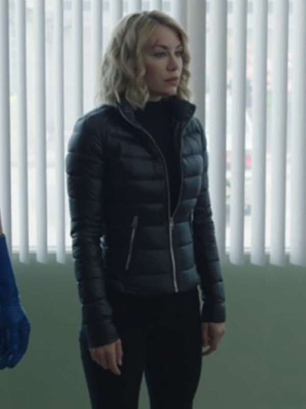 Shop Peacemaker Jennifer Holland Puffer Jacket