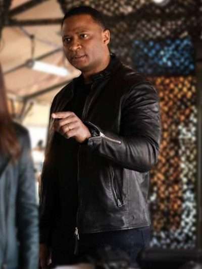 Superman and Lois David Ramsey Black Leather Jacket