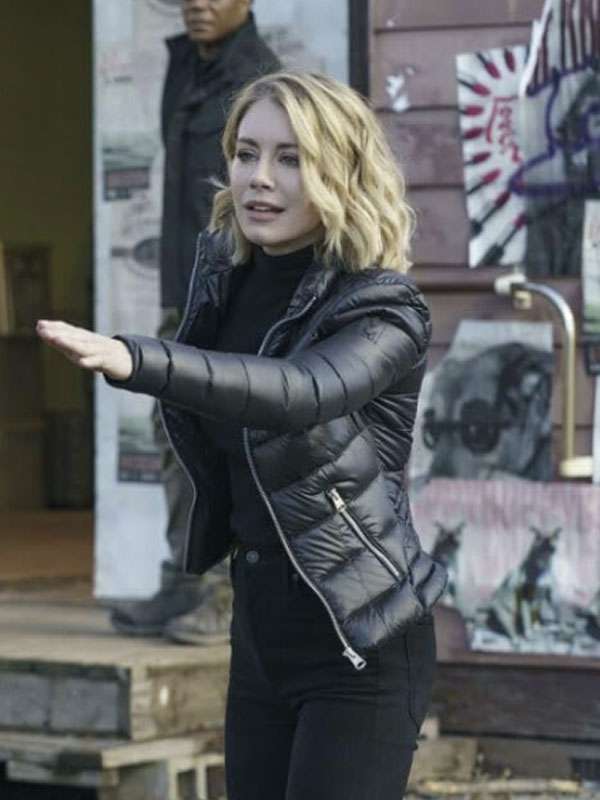 Buy Peacemaker Jennifer Holland Black Puffer Jacket