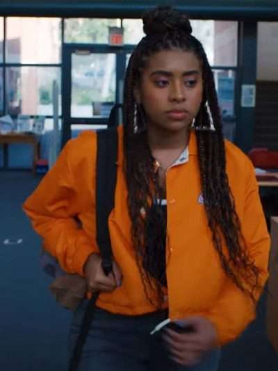 Saved-by-the-Bell-Aisha-Garcia-Orange-Jacket
