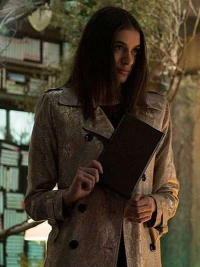 Locke and Key S02 Laysla De Oliveira Leather Trench Coat