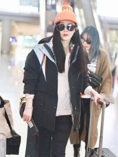 Fan Bingbing The 355 Black Cotton Jacket