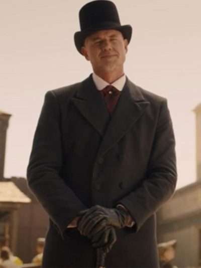 Duke Redeeming Love Eric Dane Black Wool Coat