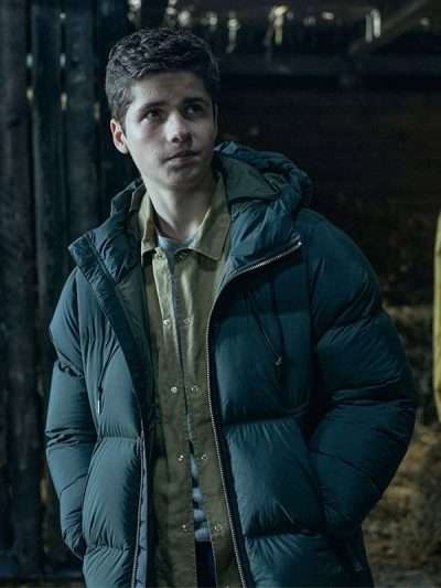 Kasper Tv Series Elves Season 01 Milo Campanale Hooded Puffer Jacket
