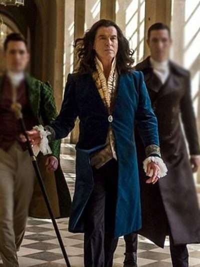 King Louis XIV The King's Daughter Pierce Brosnan Blue Trench Coat