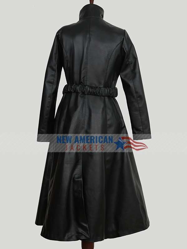 The Matrix Resurrections Carrie Anne Moss Trench Coat