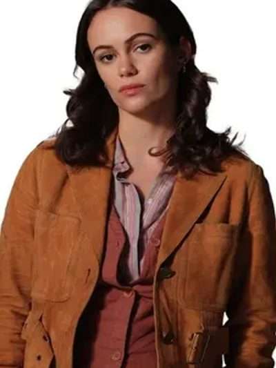 Dina Shihabi Archive 81 Brown Suede Leather Jacket