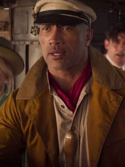 Frank Wolff Jungle Cruise Dwayne Johnson Brown Cotton Jacket