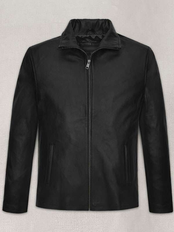 Dr. Ross Geller Friends Black Leather Jacket