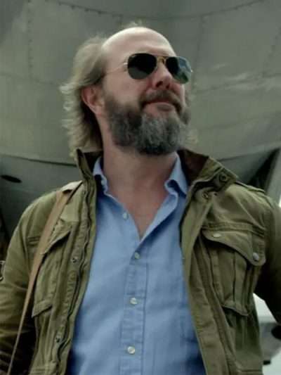 Eric Lange Narcos Green Cotton Jacket