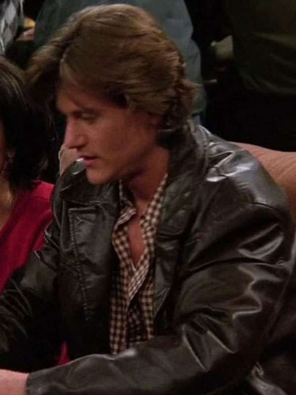 Fun Bobby Friends Brown Leather Jacket