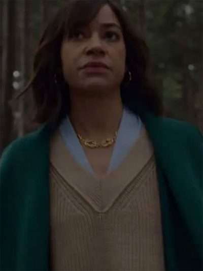 Megan Pierce Stay Close 2021 Green Coat