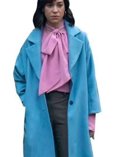 Megan Pierce Stay Close Blue Coat