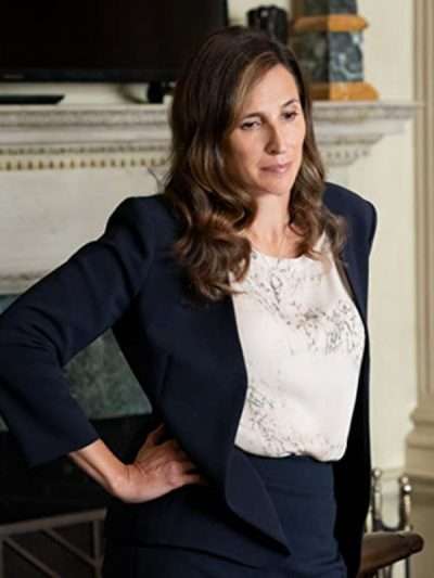 Michaela Watkins The Dropout Blue Blazer