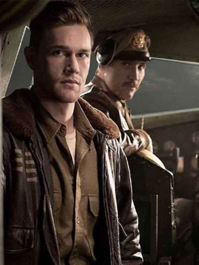 Walter Quaid Shadow in the Cloud Taylor John Smith Shearling Leather Jacket