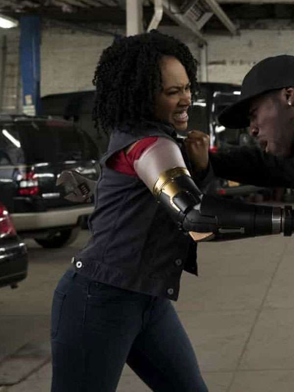 Simone Missick Luke Cage Grey Cotton Jacket