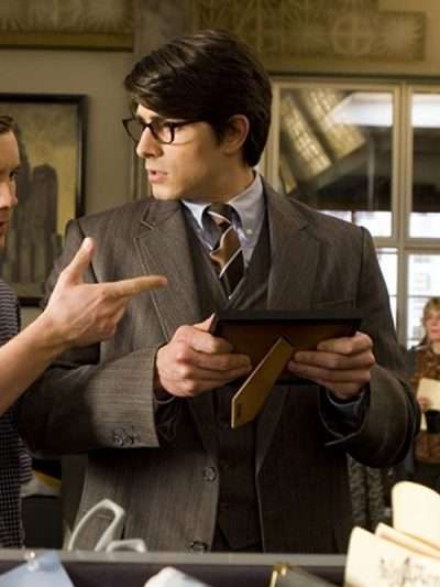 Brandon Routh Superman Returns Grey Coat