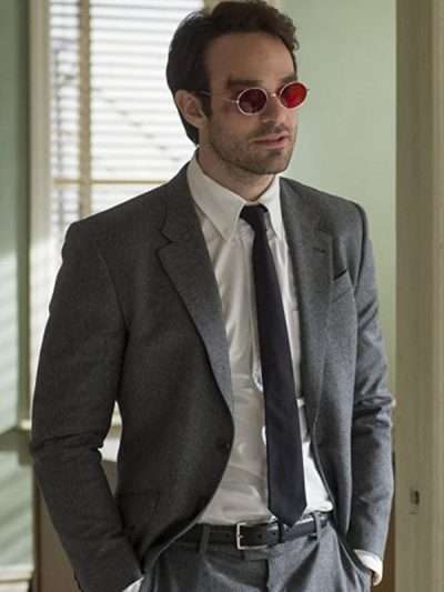 Charlie Cox Daredevil Grey Blazer