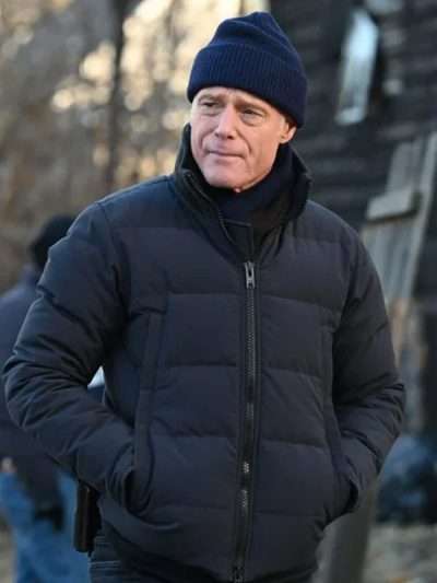 Chicago PD Jason Beghe Black Puffer Jacket