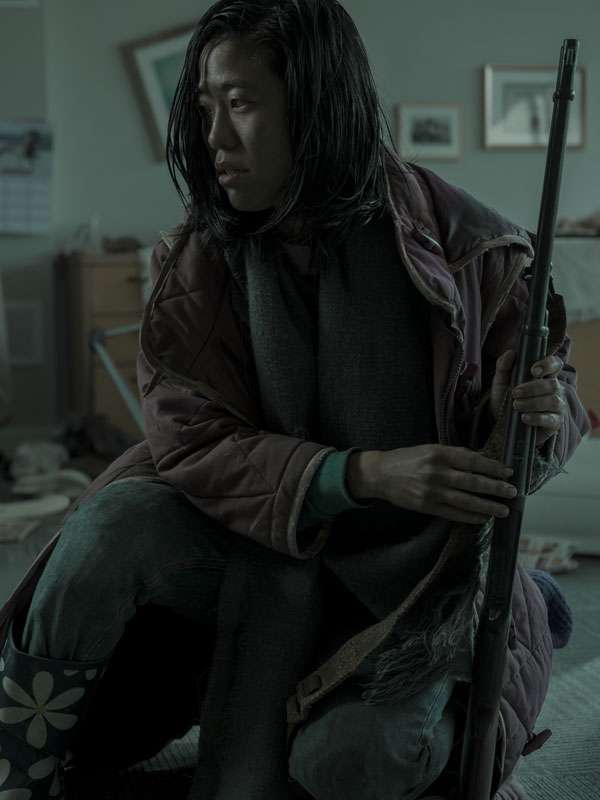 Christine Lee Black Summer Maroon Trench Coat