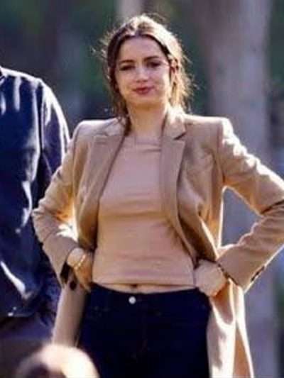 Deep Water Ana de Armas Brown Trench Coat
