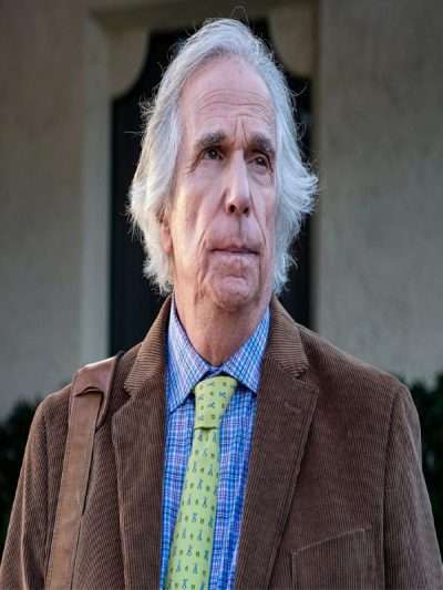 Henry Winkler Barry S03 Brown Corduroy Coat