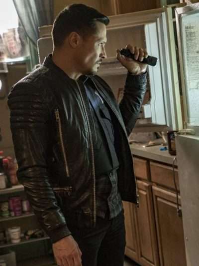 Kenny Rixton CHICAGO P.D. Black Leather Jacket