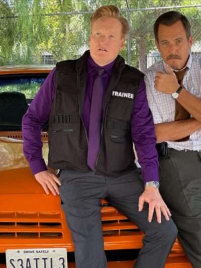 Murderville Conan O'Brien Black Cotton Vest