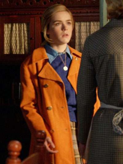 Sally Draper Mad Men Orange Trench Coat