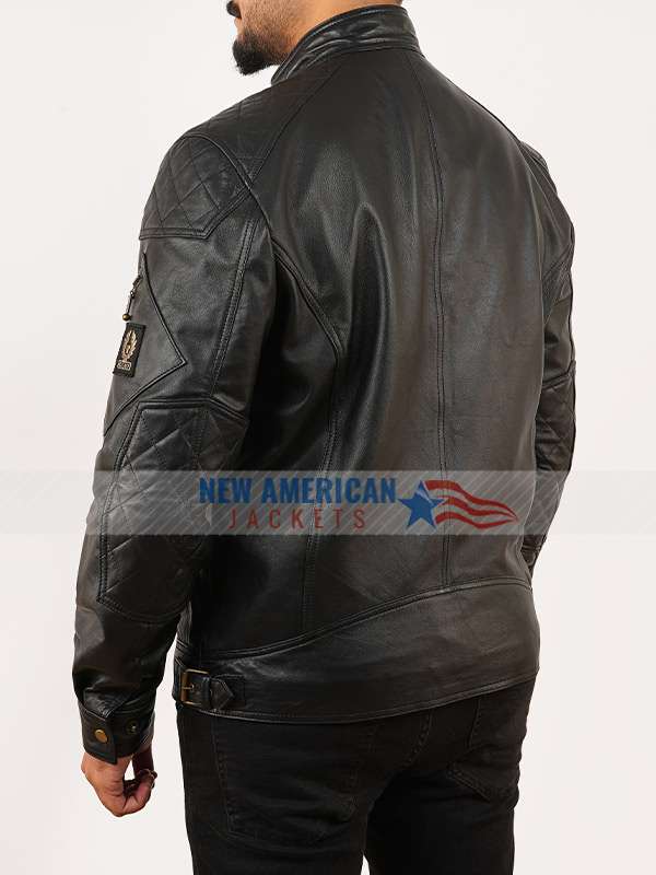 Top Gear Matt Leblanc Black Leather Jacket