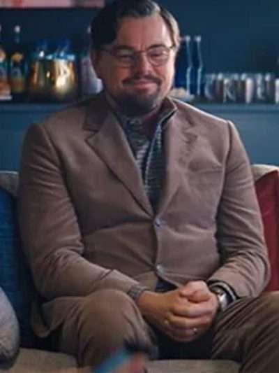 Dr. Randall Mindy Don't Look Up Brown Wool Blazer