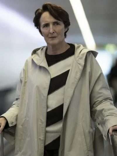 Fiona Shaw Killing Eve Cotton Coat
